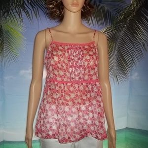 NWOT Old Navy Floral Womens Tank Cami-Medium
